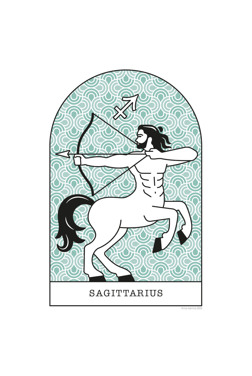 Jousimies, Sagittarius -horoskooppi (merenvihreä)