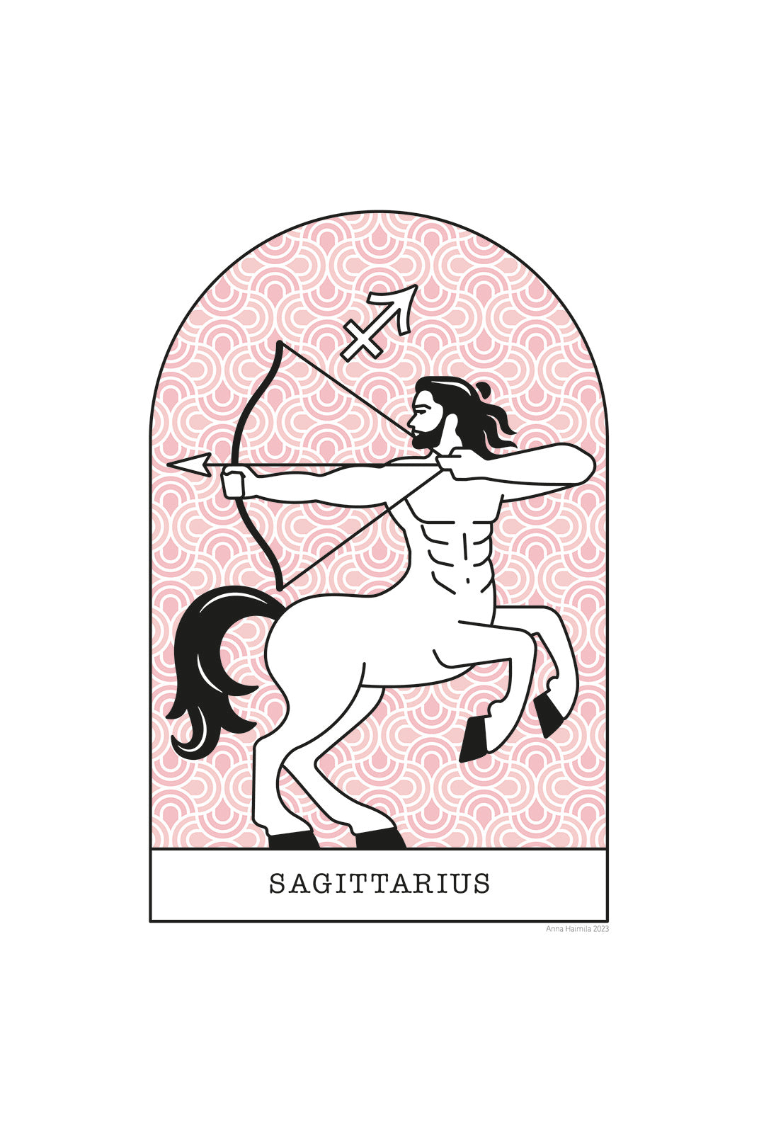 Jousimies, Sagittarius -horoskooppi (pinkki)