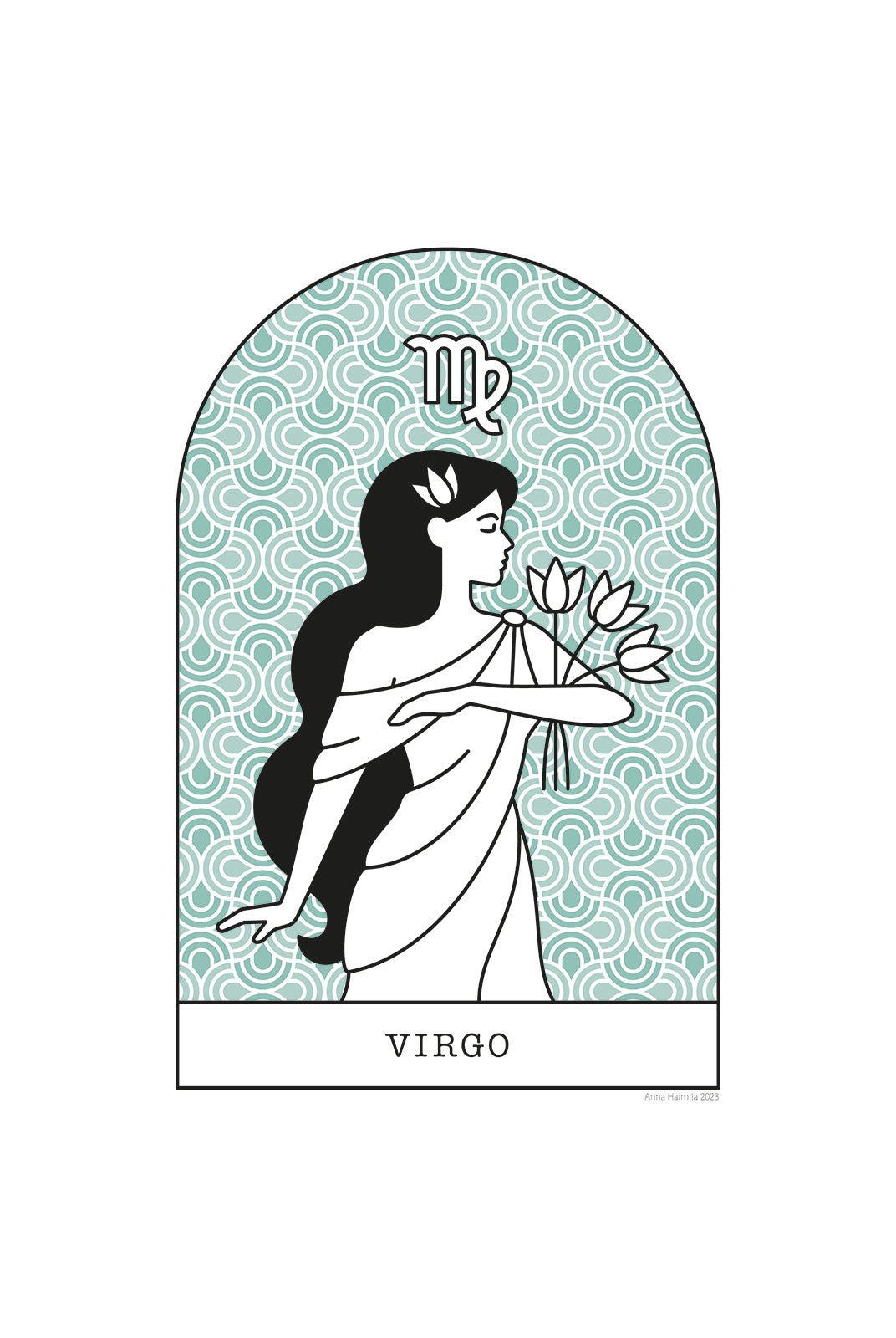 Neitsyt, Virgo -horoskooppi (merenvihreä)