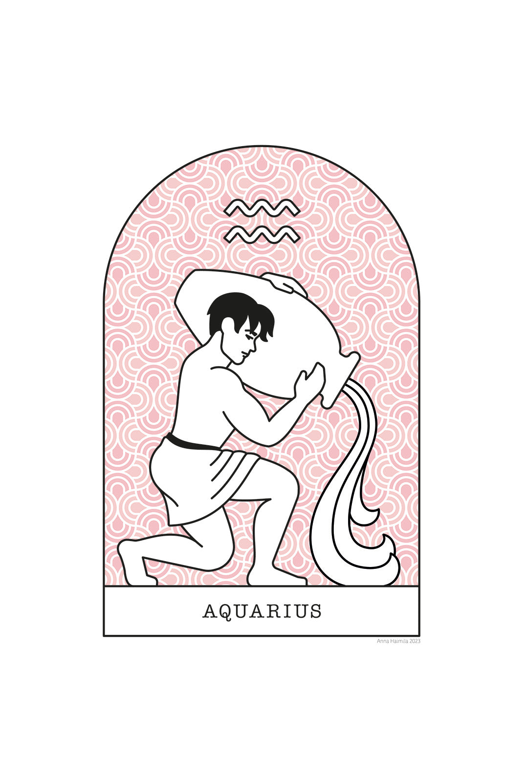 Vesimies, Aquarius -horoskooppi (pinkki)