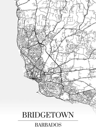 Bridgetown Kartta - Nensa