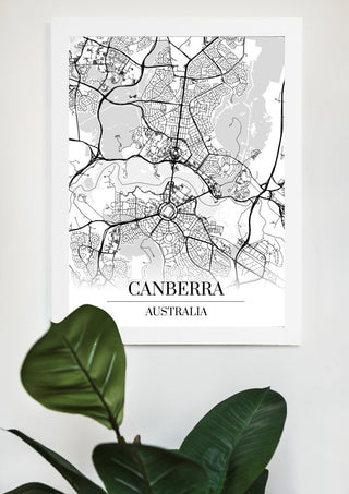 Canberra Kartta - Nensa