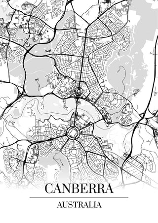 Canberra Kartta - Nensa