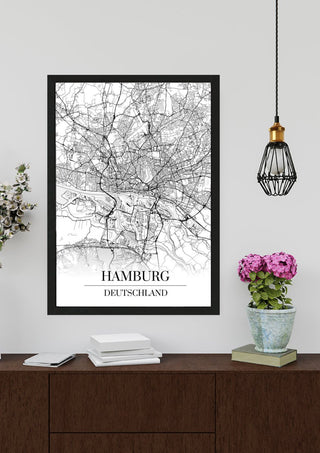 Hamburg Kartta - Nensa
