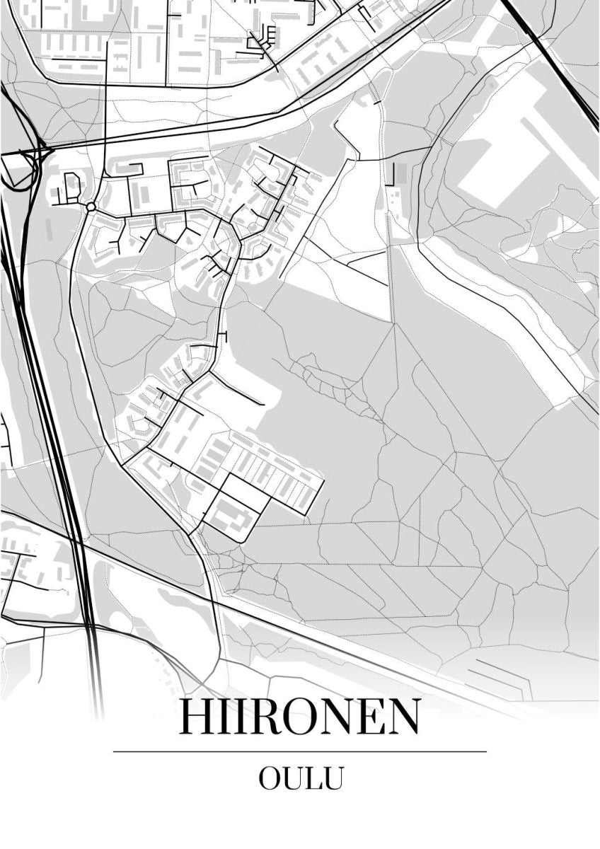 Hiironen - Kartta