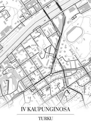 IV Kaupunginosa Kartta - Nensa