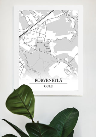 Korvenkylä Kartta - Nensa