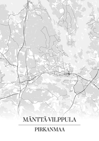 Mänttä-Vilppula Kartta - Nensa