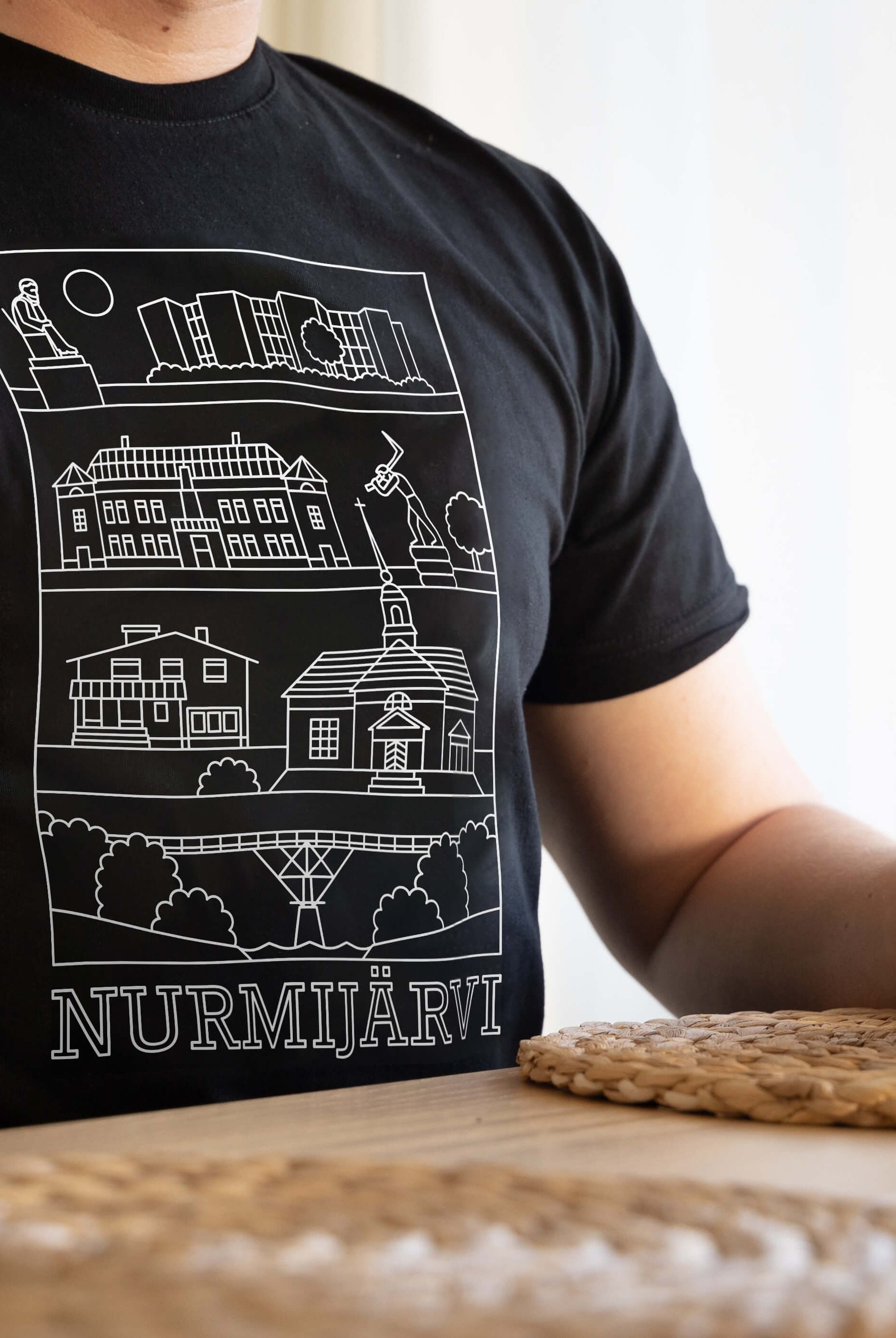 Nurmijärvi -nähtävyydet t-paita
