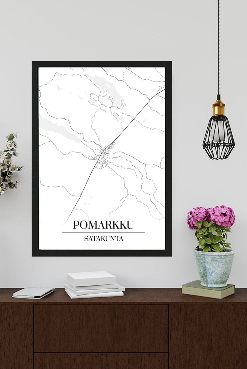 Pomarkku - Kartta