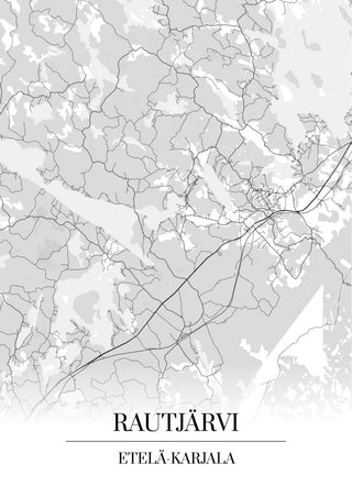 Rautjärvi Kartta - Nensa