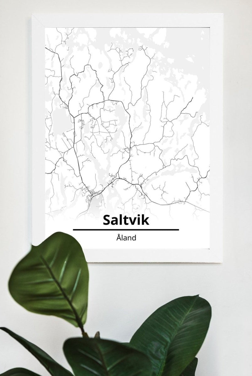 Saltvik - Kartta