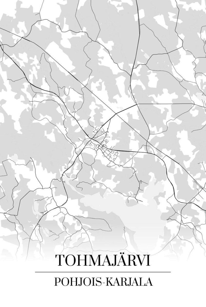 Tohmajärvi - Kartta