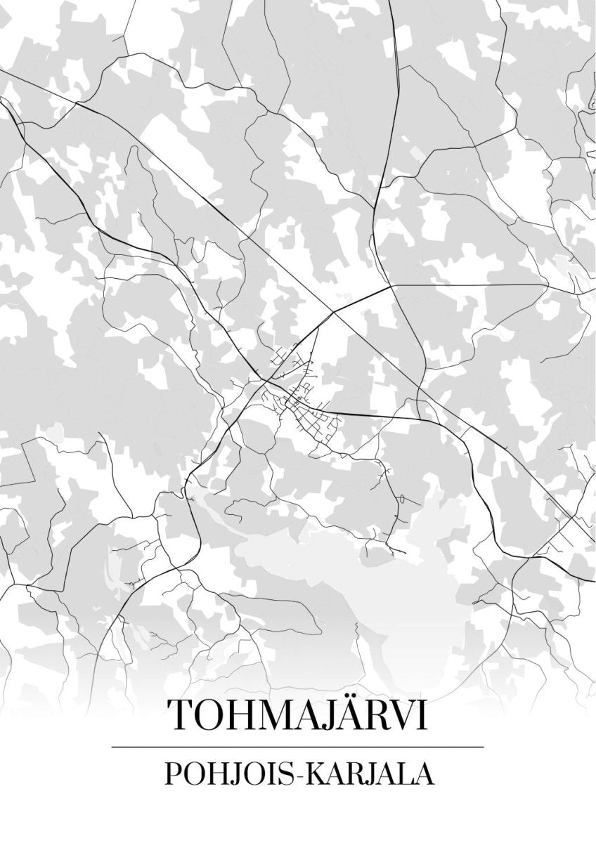 Tohmajärvi - Kartta