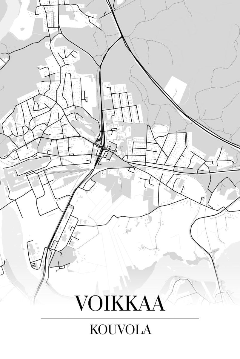 Voikkaa - Kartta