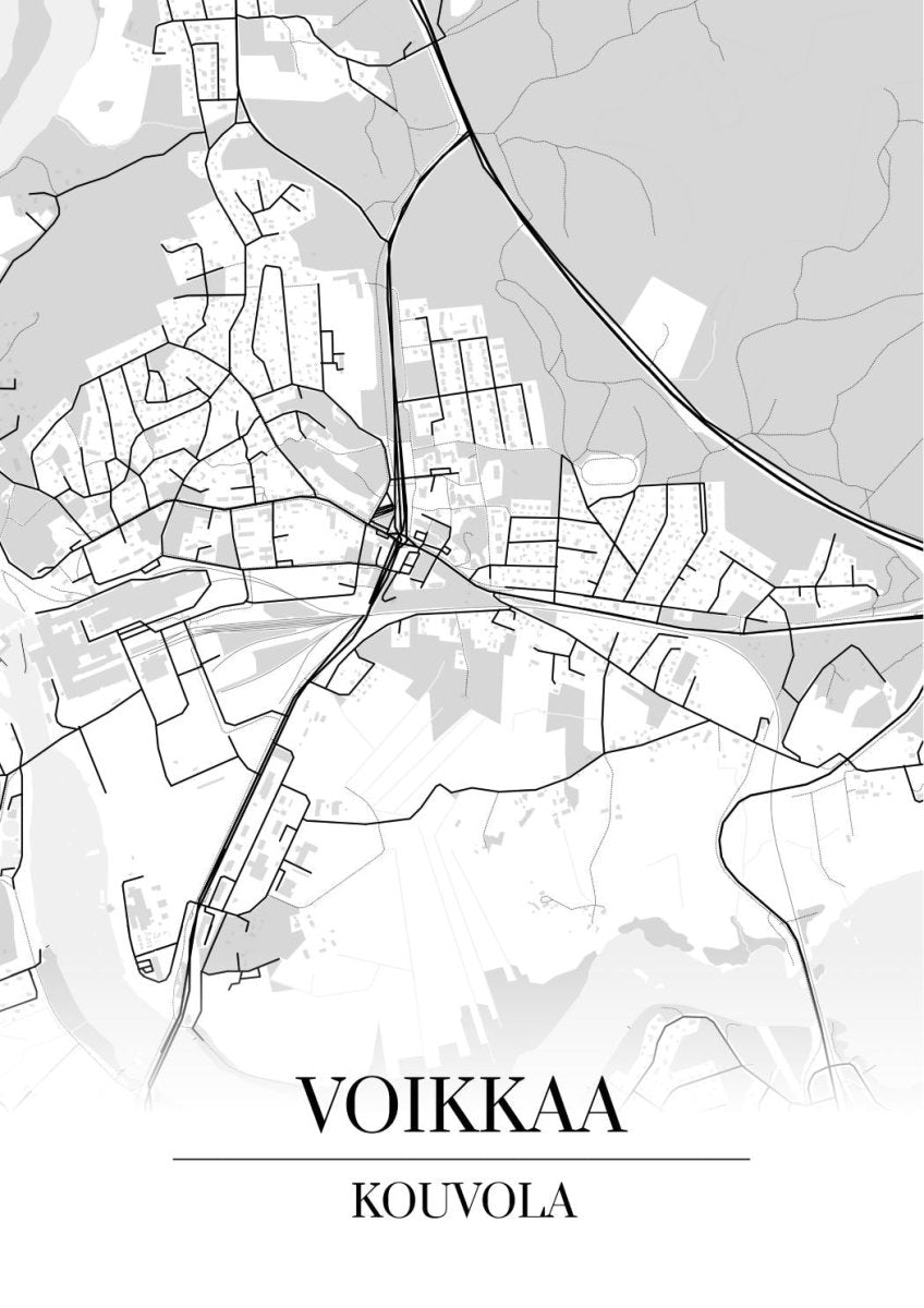 Voikkaa - Kartta